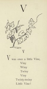 文字V 作： Edward Lear